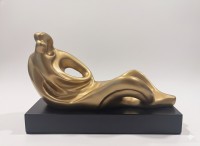 Rabia Zuberi, 17 x 9 x 7 Inch, Fiber Glass, Mother And Child, AC-RZ-112